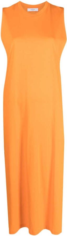 Roseanna Mouwloze midi-jurk Oranje