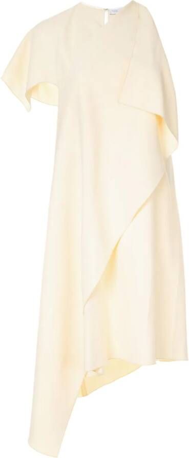 Rosetta Getty Asymmetrische jurk Geel