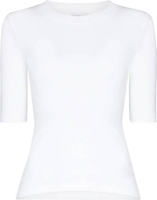 Rosetta Getty T-shirt met ronde hals Wit