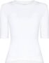 Rosetta Getty T-shirt met ronde hals Wit - Thumbnail 1