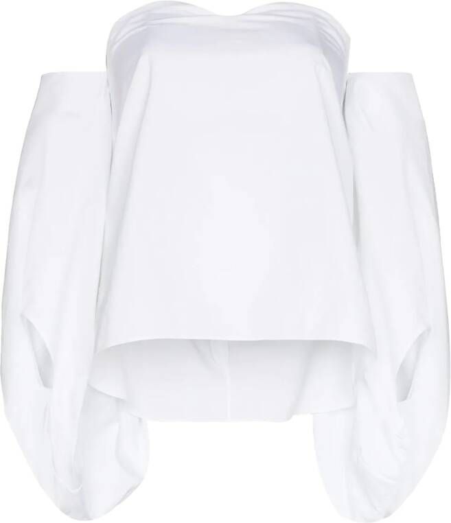 Rosie Assoulin Off-shoulder blouse Wit