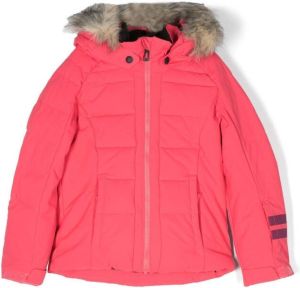 Rossignol Kids hooded padded ski jacket Roze