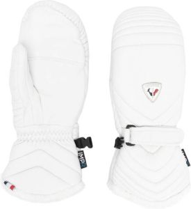 Rossignol logo-patch detail ski gloves Wit