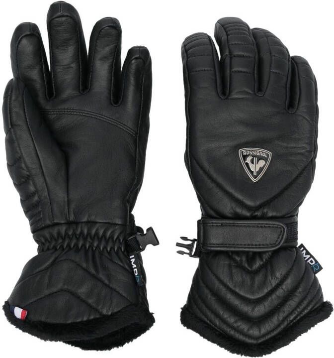 Rossignol Handschoenen met logopatch Zwart