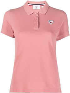 Rossignol Poloshirt met logopatch Roze