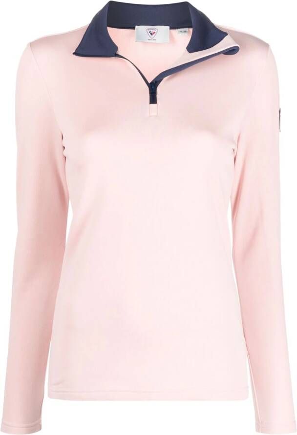 Rossignol Sporttop met halve rits Roze