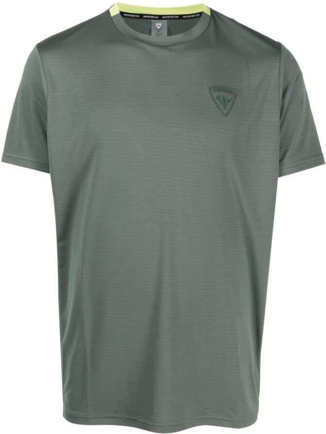 Rossignol T-shirt met logopatch Groen