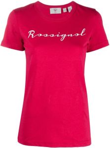 Rossignol T-shirt met logoprint Roze