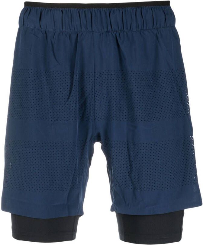 Rossignol Trainingsshorts met logoprint Blauw