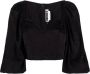 ROTATE BIRGER CHRISTENSEN Blouse Zwart - Thumbnail 1