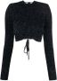 ROTATE BIRGER CHRISTENSEN Cropped top Blauw - Thumbnail 1