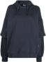 ROTATE BIRGER CHRISTENSEN Hoodie met dubbele mouwen Blauw - Thumbnail 1