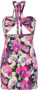 ROTATE Mini-jurk met bloemenprint Roze - Thumbnail 1