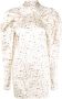 ROTATE BIRGER CHRISTENSEN Jurk met pofmouwen Beige - Thumbnail 1