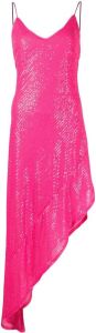 ROTATE Asymmetrische jurk Roze