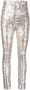 ROTATE BIRGER CHRISTENSEN Legging met pailletten Zilver - Thumbnail 1