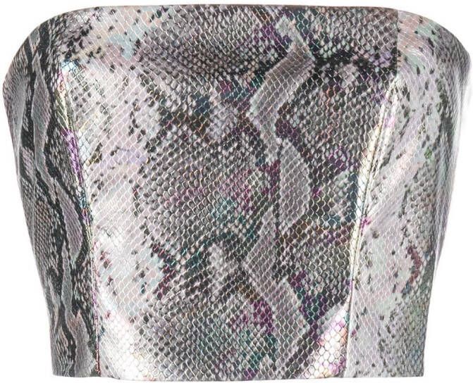 ROTATE BIRGER CHRISTENSEN Bandeau top Zilver