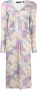 ROTATE BIRGER CHRISTENSEN Midi-jurk met bloemenprint Roze - Thumbnail 1