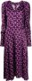 ROTATE BIRGER CHRISTENSEN Midi-jurk met print Paars - Thumbnail 1