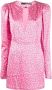 ROTATE BIRGER CHRISTENSEN Mini-jurk met hartprint Roze - Thumbnail 1