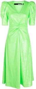 ROTATE Mini-jurk met pailletten Groen