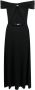 ROTATE BIRGER CHRISTENSEN Off-shoulder jurk Zwart - Thumbnail 1