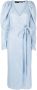 ROTATE BIRGER CHRISTENSEN Midi-jurk met pailletten Blauw - Thumbnail 1