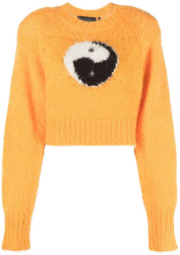 ROTATE BIRGER CHRISTENSEN Trui met ronde hals Oranje