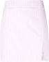 Rowen Rose Gestreepte mini-rok Roze - Thumbnail 1