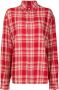 RTA Geruite blouse Rood - Thumbnail 1