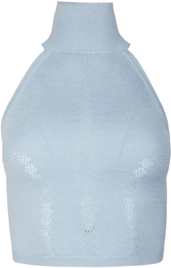RTA Top met hoge hals Blauw
