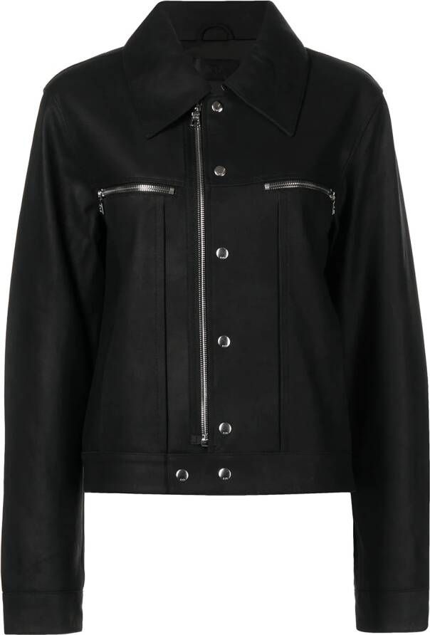 RTA Leren jack Zwart