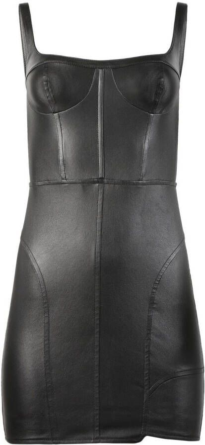 RTA Mini-jurk met korset Zwart
