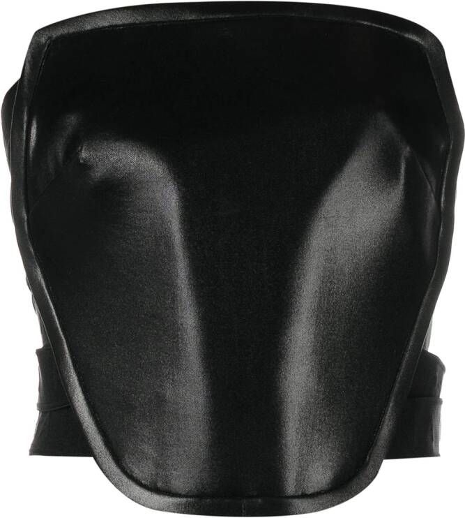 RTA Strapless top Zwart