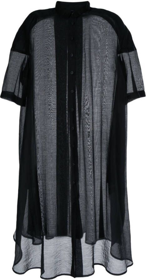 Rundholz Oversized blousejurk Zwart