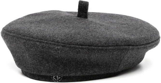 Ruslan Baginskiy Baret met geborduurd logo Grijs