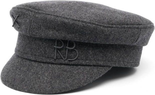 Ruslan Baginskiy Baret met geborduurd logo Grijs