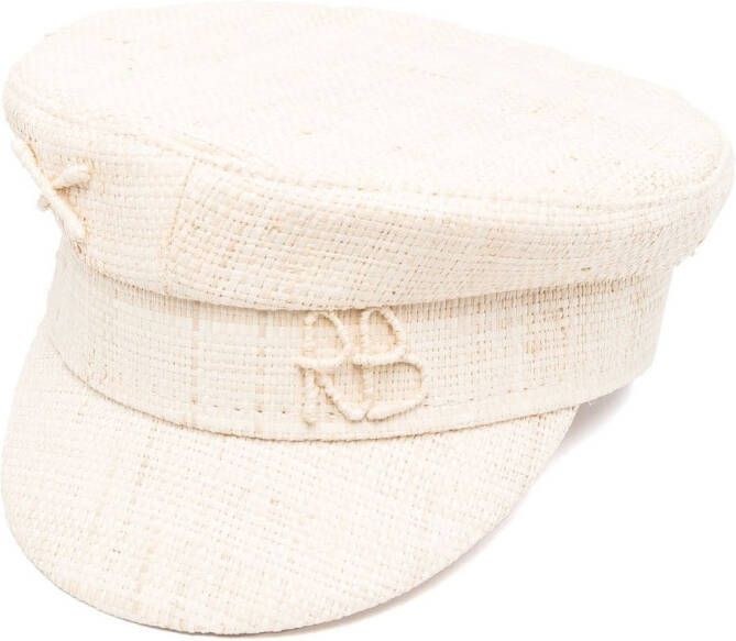 Ruslan Baginskiy Bakerboy pet met geborduurd logo Beige