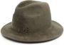 Ruslan Baginskiy Fedora hoed met geborduurd logo Groen - Thumbnail 1