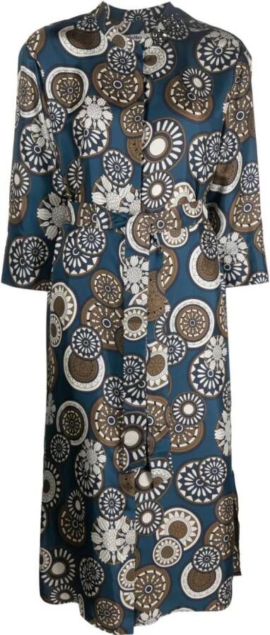 'S Max Mara Midi-jurk met print Zwart