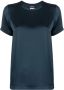 'S Max Mara T-shirt met V-hals Blauw - Thumbnail 1