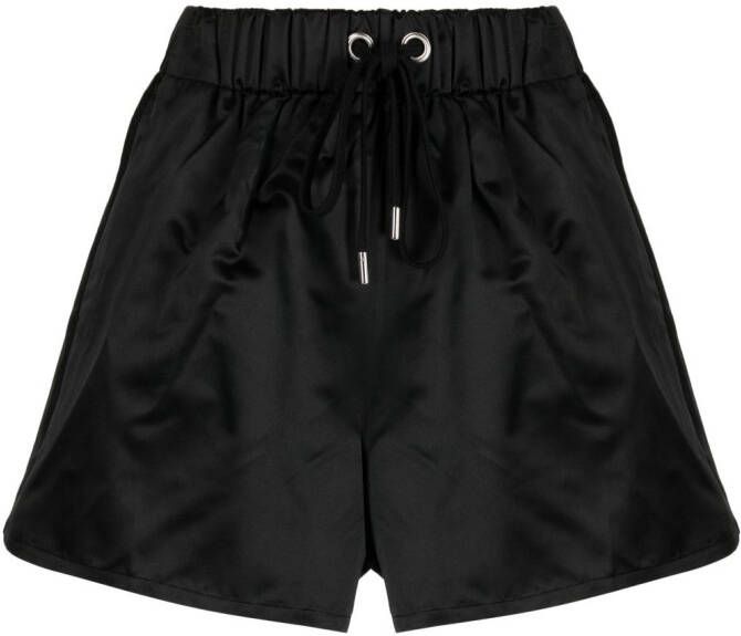 SA SU PHI High-waist shorts Zwart