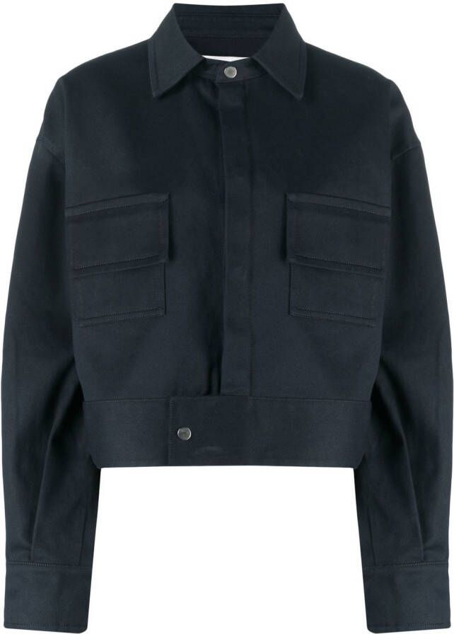 SA SU PHI Oversized shirtjack Blauw