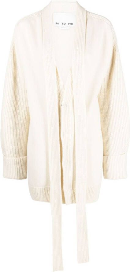 SA SU PHI Kasjmier vest Beige