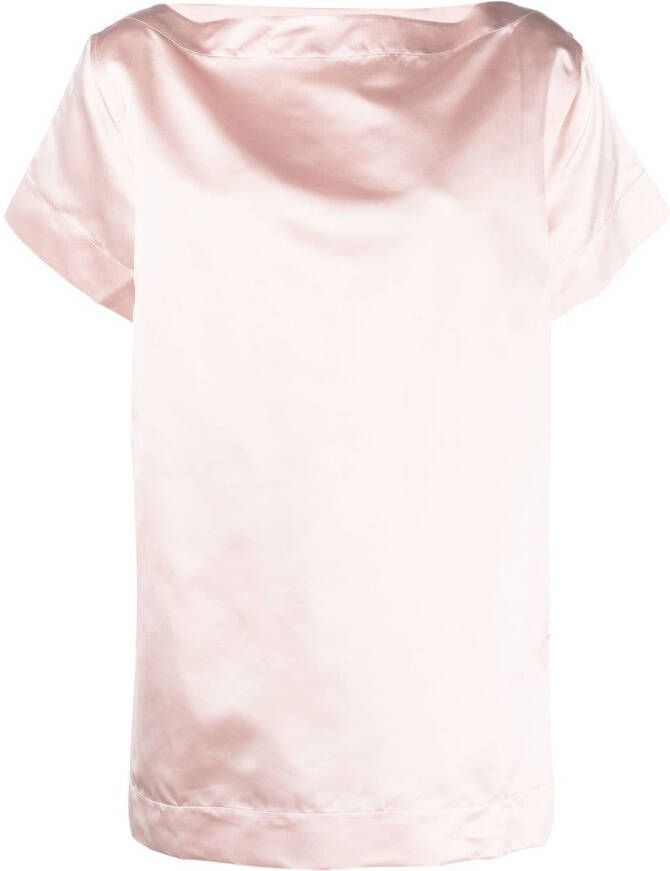 SA SU PHI Top met V-hals Roze