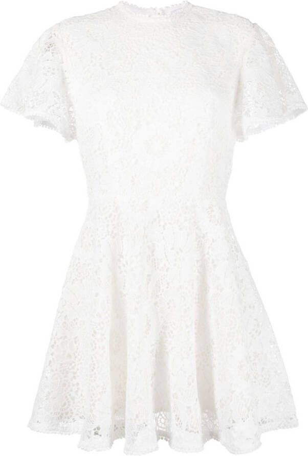 Sabina Musayev Mini-jurk van kant Wit