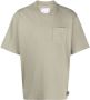 Sacai T-shirt met ceintuur Groen - Thumbnail 1