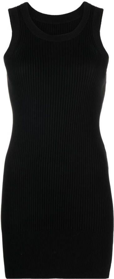 Sacai Bodycon mini-jurk Zwart