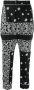 Sacai Broek met paisley-print Zwart - Thumbnail 1