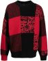 Sacai Geruite trui Rood - Thumbnail 1